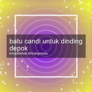 Batu Candi Untuk Dinding Depok