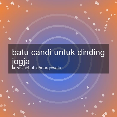 Batu Candi Untuk Dinding Jogja