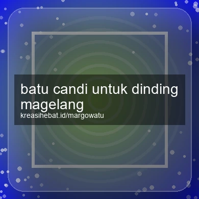 Batu Candi Untuk Dinding Magelang