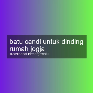 Batu Candi Untuk Dinding Rumah Jogja