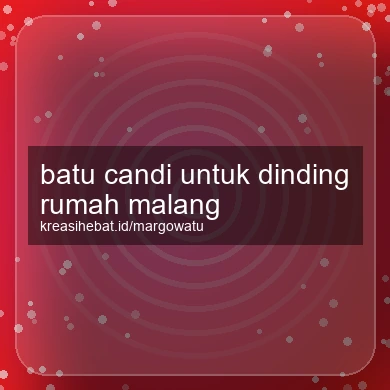 Batu Candi Untuk Dinding Rumah Malang