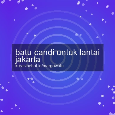 Batu Candi Untuk Lantai Jakarta