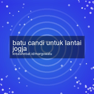 Batu Candi Untuk Lantai Jogja