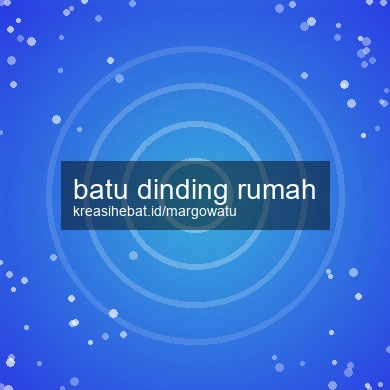 Batu Dinding Rumah