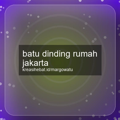 Batu Dinding Rumah Jakarta