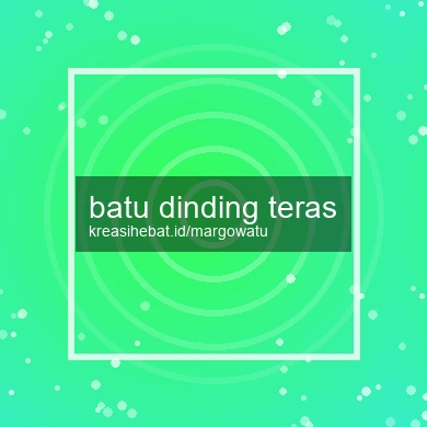 Batu Dinding Teras