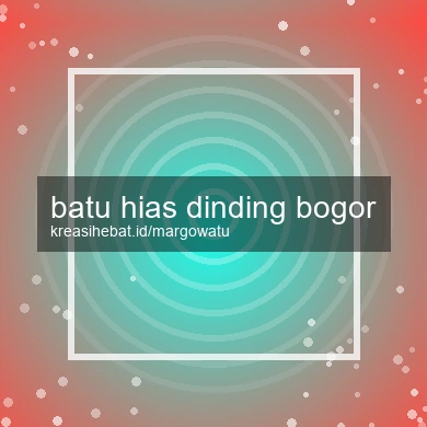 Batu Hias Dinding Bogor