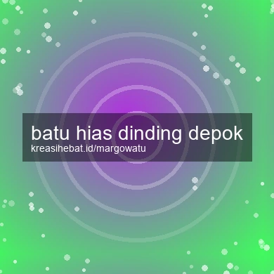 Batu Hias Dinding Depok