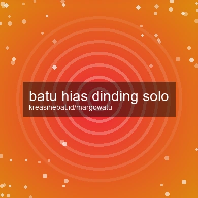 Batu Hias Dinding Solo