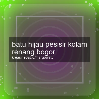 Batu Hijau Pesisir Kolam Renang Bogor