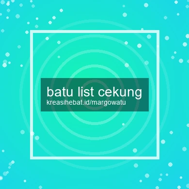 Batu List Cekung
