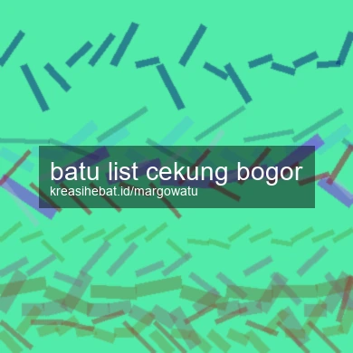 Batu List Cekung Bogor