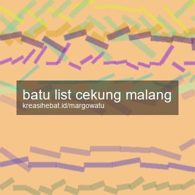 Batu List Cekung Malang