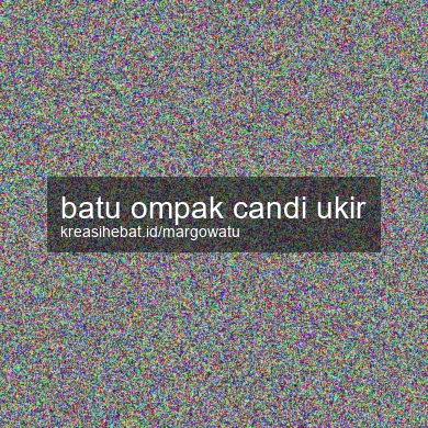 Batu Ompak Candi Ukir