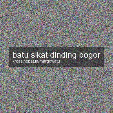 Batu Sikat Dinding Bogor