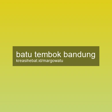 Batu Tembok Bandung