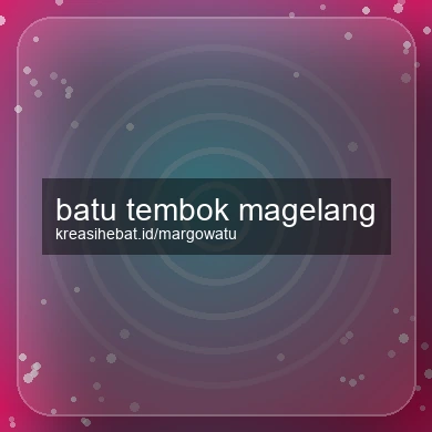 Batu Tembok Magelang