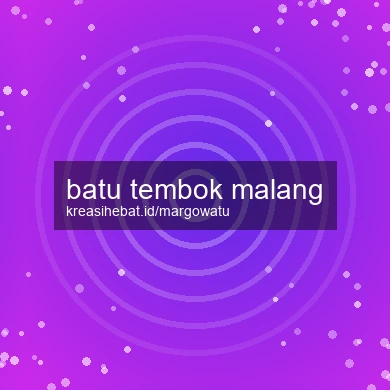 Batu Tembok Malang