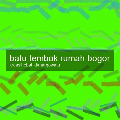Batu Tembok Rumah Bogor