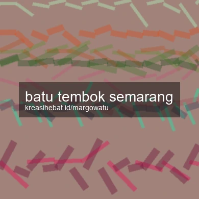 Batu Tembok Semarang