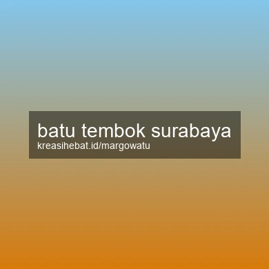 Batu Tembok Surabaya