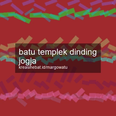 Batu Templek Dinding Jogja