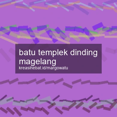 Batu Templek Dinding Magelang