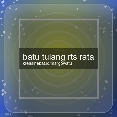 Batu Tulang Rts Rata