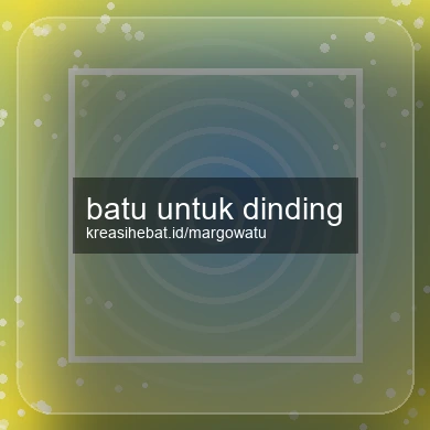 Batu Untuk Dinding