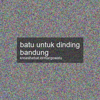 Batu Untuk Dinding Bandung