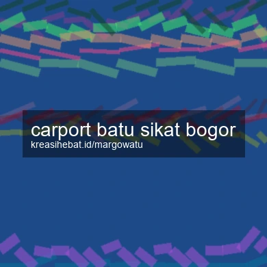 Carport Batu Sikat Bogor