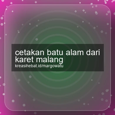 Cetakan Batu Alam Dari Karet Malang