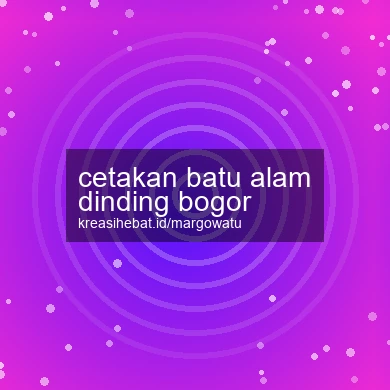 Cetakan Batu Alam Dinding Bogor