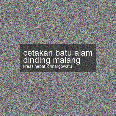 Cetakan Batu Alam Dinding Malang