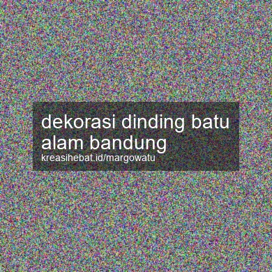 Dekorasi Dinding Batu Alam Bandung