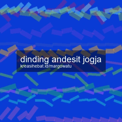 Dinding Andesit Jogja