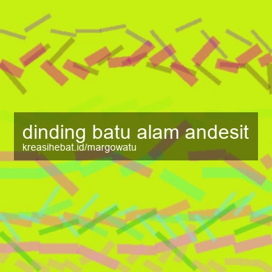 Dinding Batu Alam Andesit
