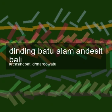 Dinding Batu Alam Andesit Bali