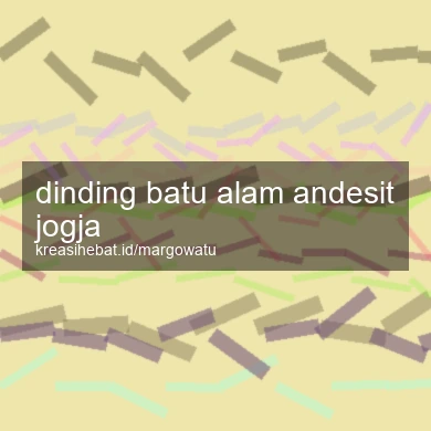 Dinding Batu Alam Andesit Jogja