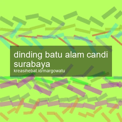 Dinding Batu Alam Candi Surabaya