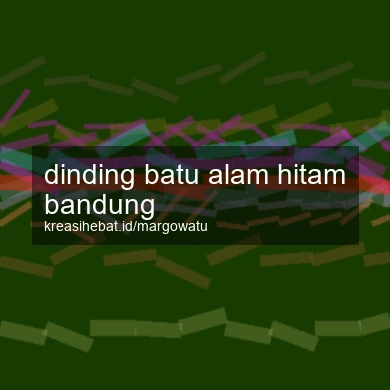 Dinding Batu Alam Hitam Bandung