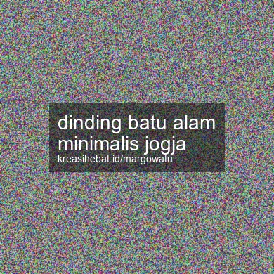Dinding Batu Alam Minimalis Jogja
