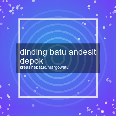 Dinding Batu Andesit Depok