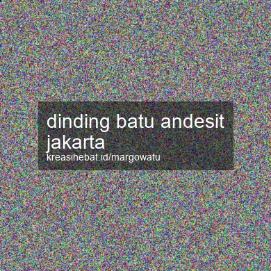 Dinding Batu Andesit Jakarta