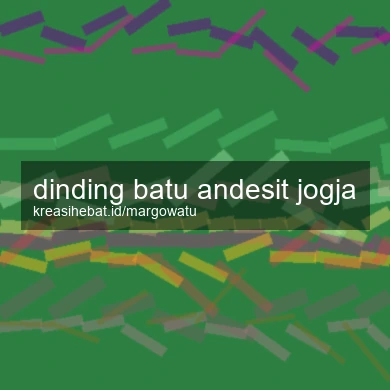 Dinding Batu Andesit Jogja