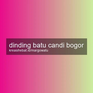 Dinding Batu Candi Bogor