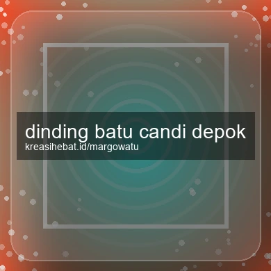 Dinding Batu Candi Depok