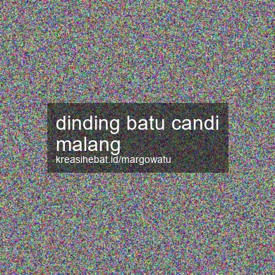 Dinding Batu Candi Malang