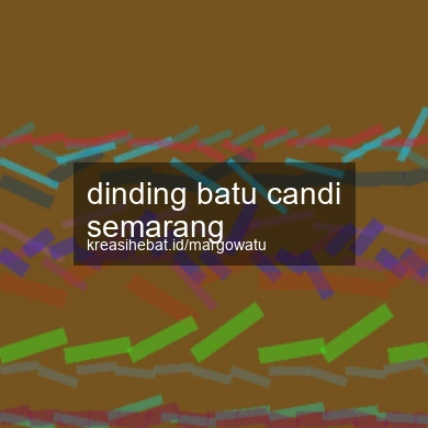 Dinding Batu Candi Semarang