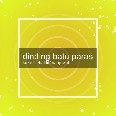 Dinding Batu Paras